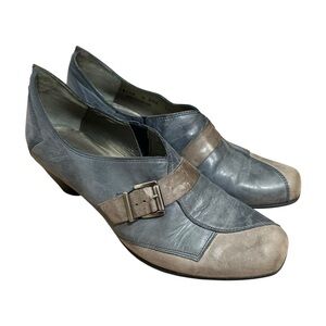 Fidji | Low Heel Leather Loafers | Womens US 8.5 EU 39